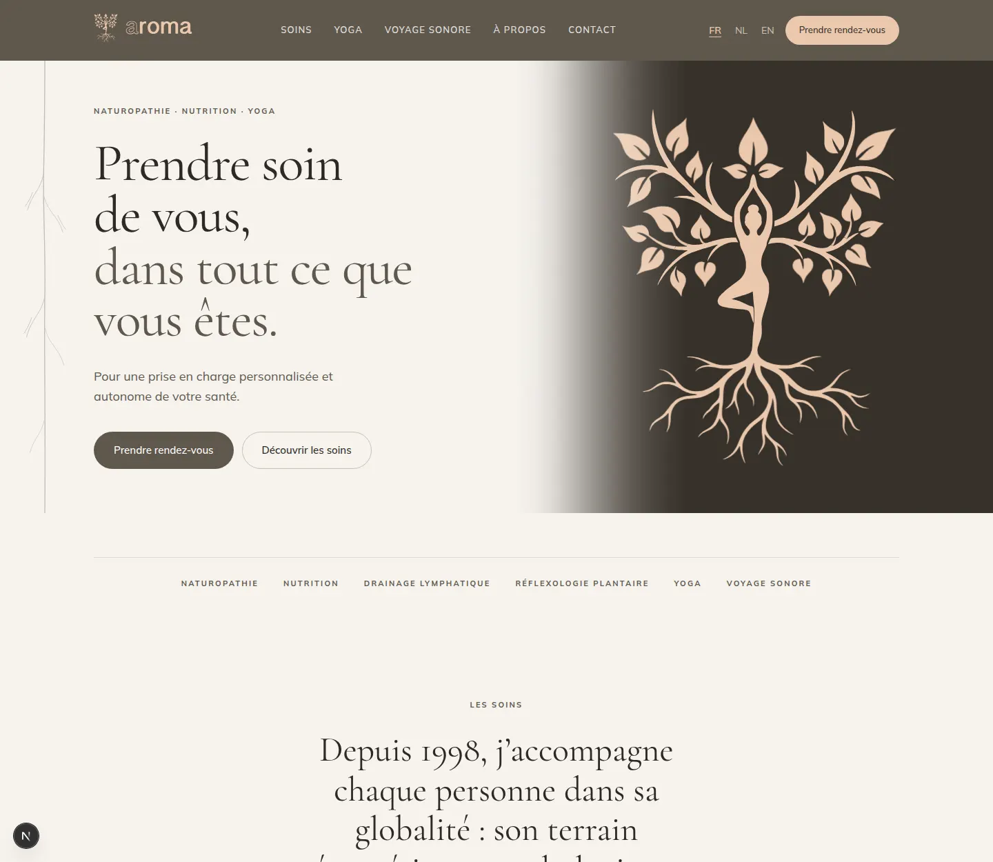 Greige et cacao